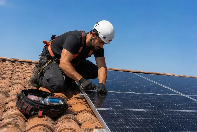 Maintenance et monitoring de panneaux solaires à Saint-Nizier-du-Moucherotte